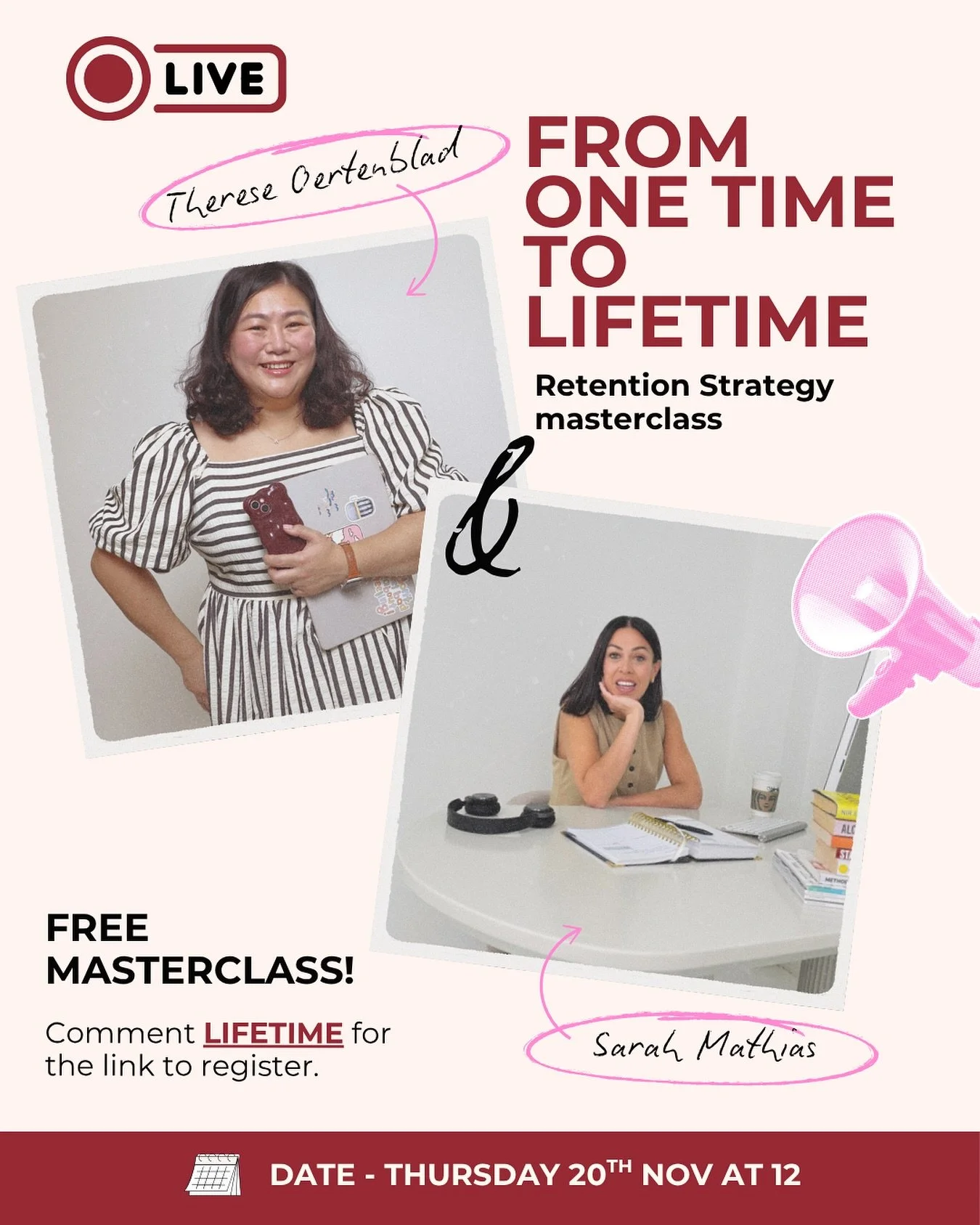 🗓️ Comment LIFETIME and we&rsquo;ll send you the link to sign up.

It&rsquo;s totally free and you really don&rsquo;t want to miss it! 

Q4 brings a surge of new customers but what happens in January when the festive buzz fades?

That&rsquo;s what t