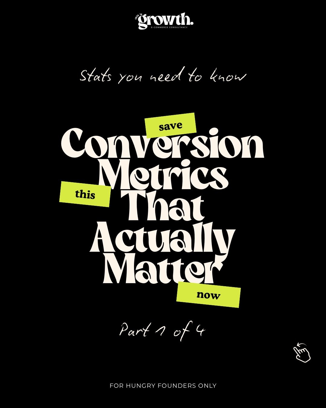 📌 I&rsquo;ve put together a crib sheet of key metrics for you - it includes what they are, why they&rsquo;re important and how to calculate them.

I&rsquo;ll be posting about them for the next 4 posts so keep a look out and make sure you save them f