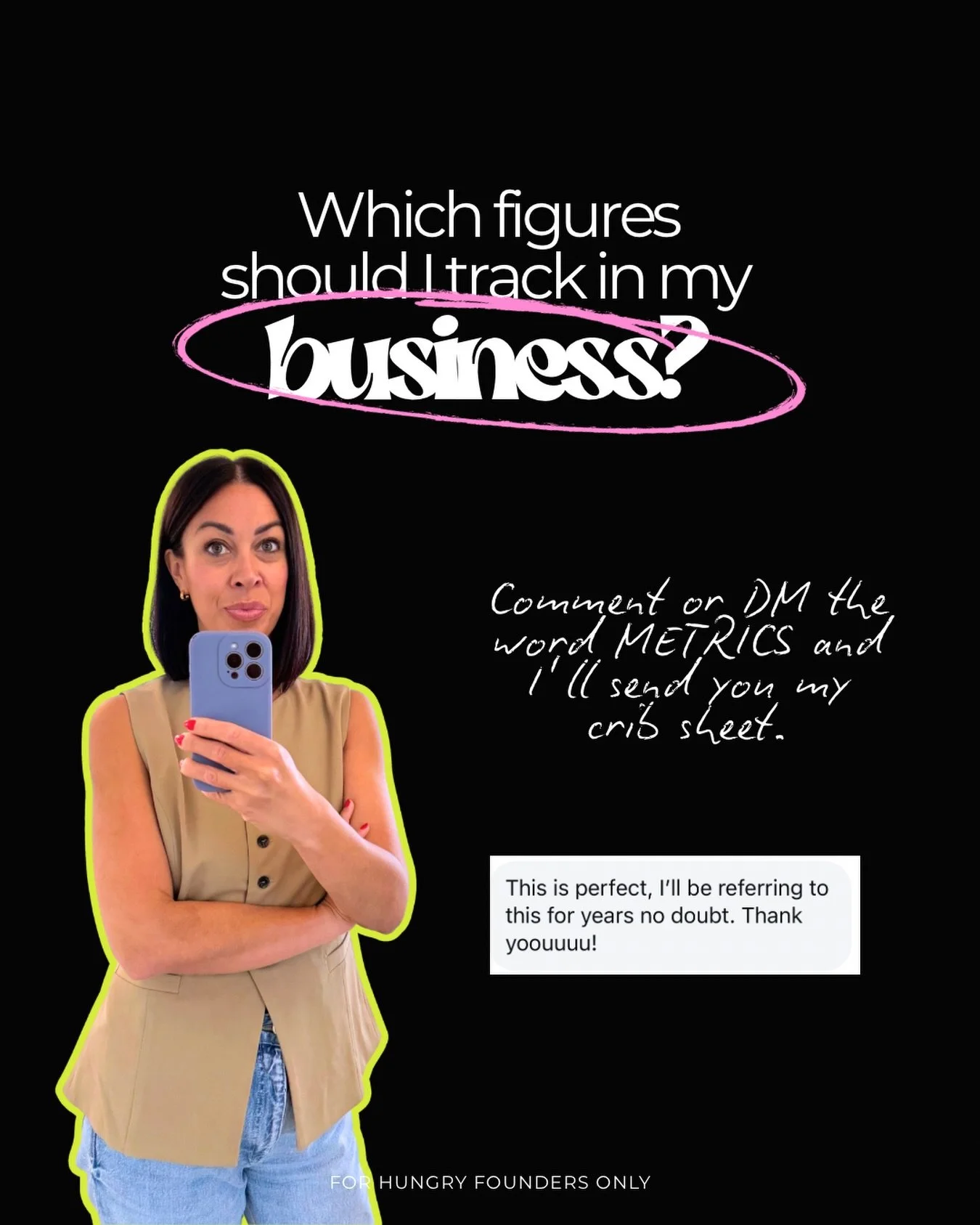 🧮 I&rsquo;ve put together a crib sheet of key metrics for you and it&rsquo;s totally free. I feel really strongly about empowering business owners to understand their business and that starts with the figures. 

I totally get it&hellip;it&rsquo;s no
