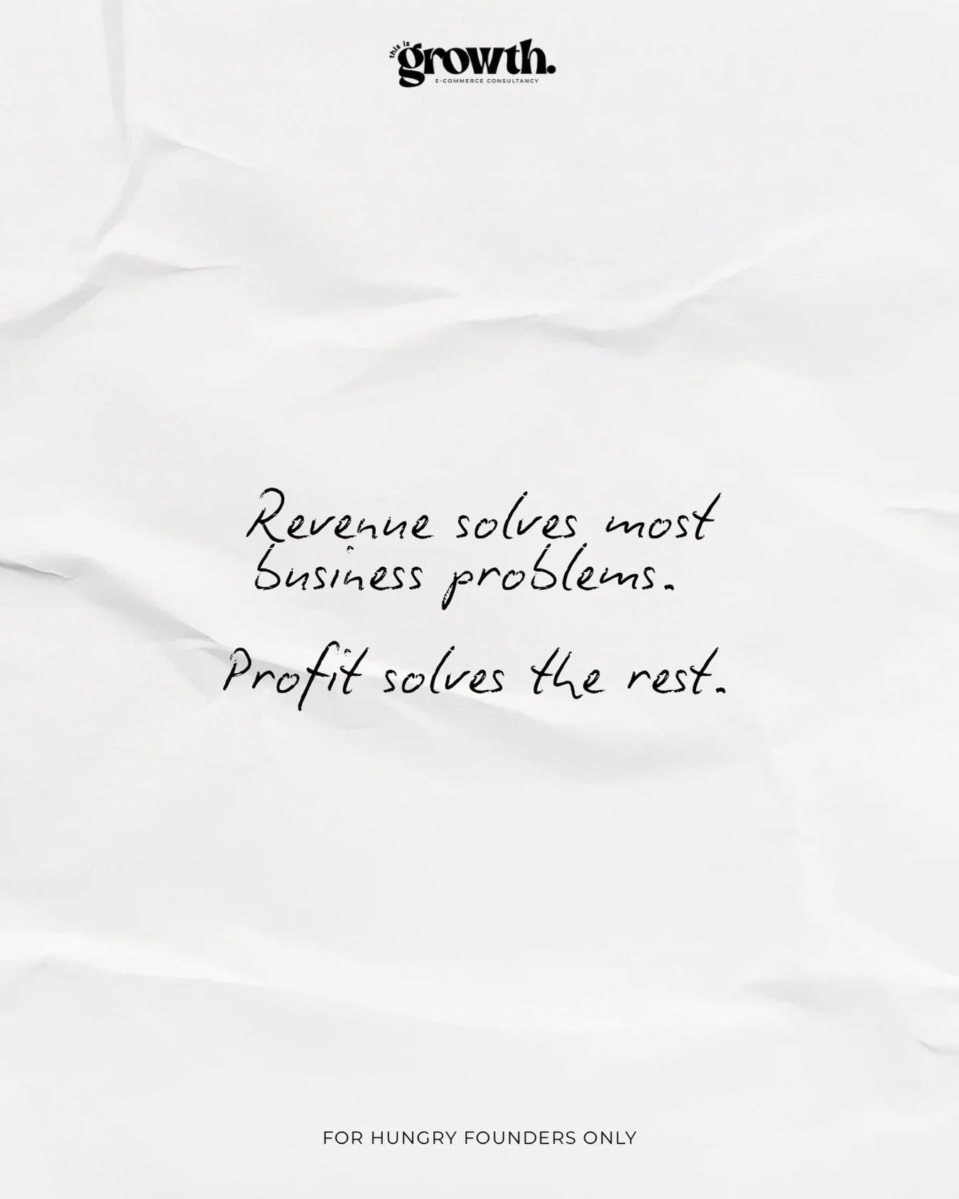 Profit is all that matters!!! 

I&rsquo;m sure you&rsquo;ve seen some big number round ups recently - marking the end of a great year. Seemingly huge revenue figures, which are great yes? But&hellip;without profit they mean very little. 

There is a 