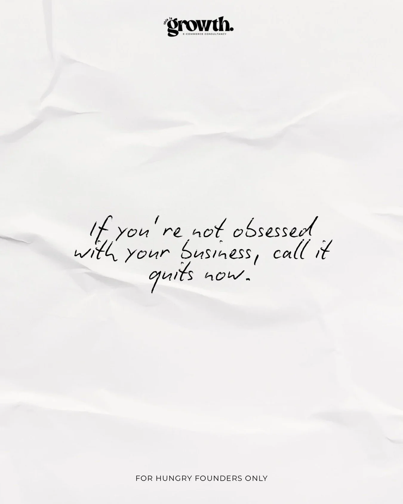 If you&rsquo;re not thinking about this shit 24/7 forget it.