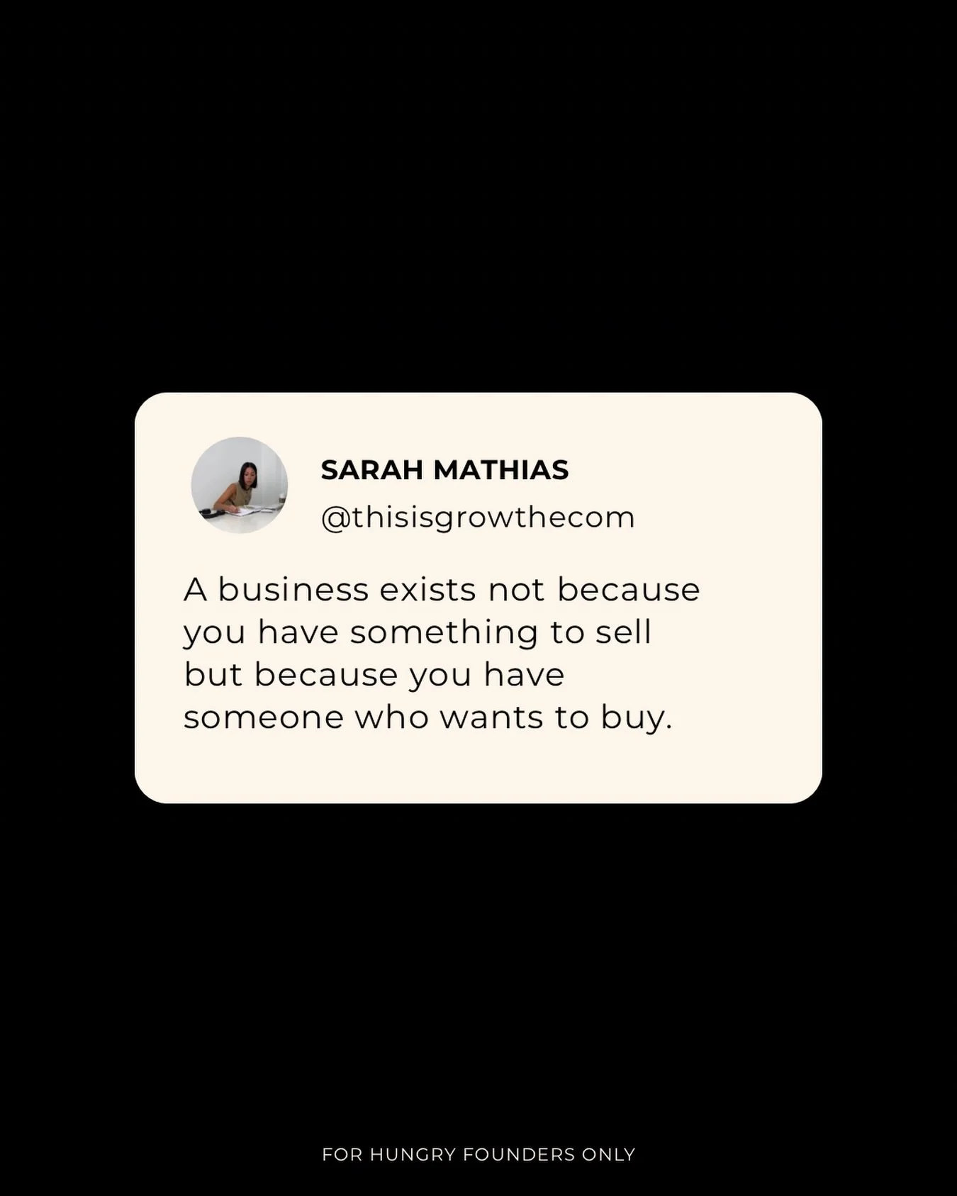 And only then. If you can&rsquo;t sell organically, if people don&rsquo;t seem to want it you have to face facts&hellip;maybe you don&rsquo;t have a business. 

If you&rsquo;ve ever been to a workshop of mine or you&rsquo;re used to my content I will