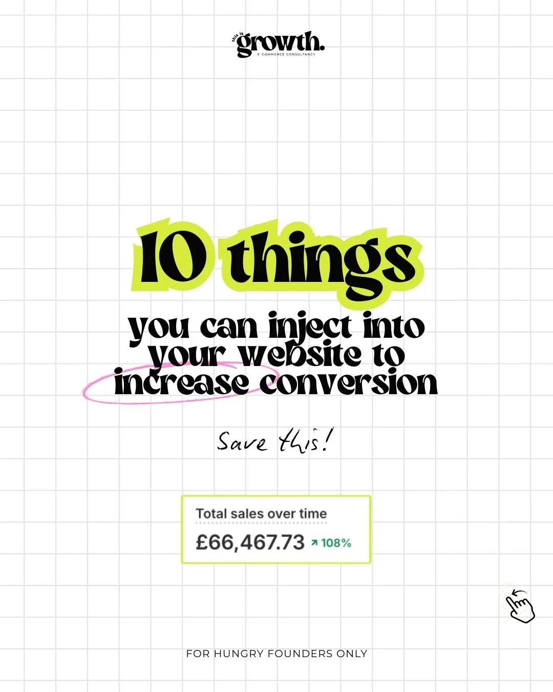 📌 Save this and then comment or DM me the word CLICKS to save your place on my free site optimisation workshop. 

🗓️ 24th March at midday

I&rsquo;ll be taking you through how to make more money from your existing traffic and how to optimise your s