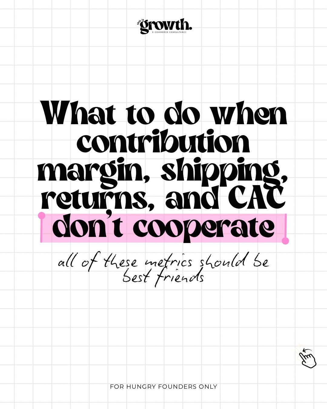 PLEASE READ! Save, pin to the wall, make sure you understand it.

These metrics are besties in the e-commerce world. That is until they&rsquo;re not and things start to fall apart. 

I&rsquo;m on a mission to get you to understand your numbers. If yo