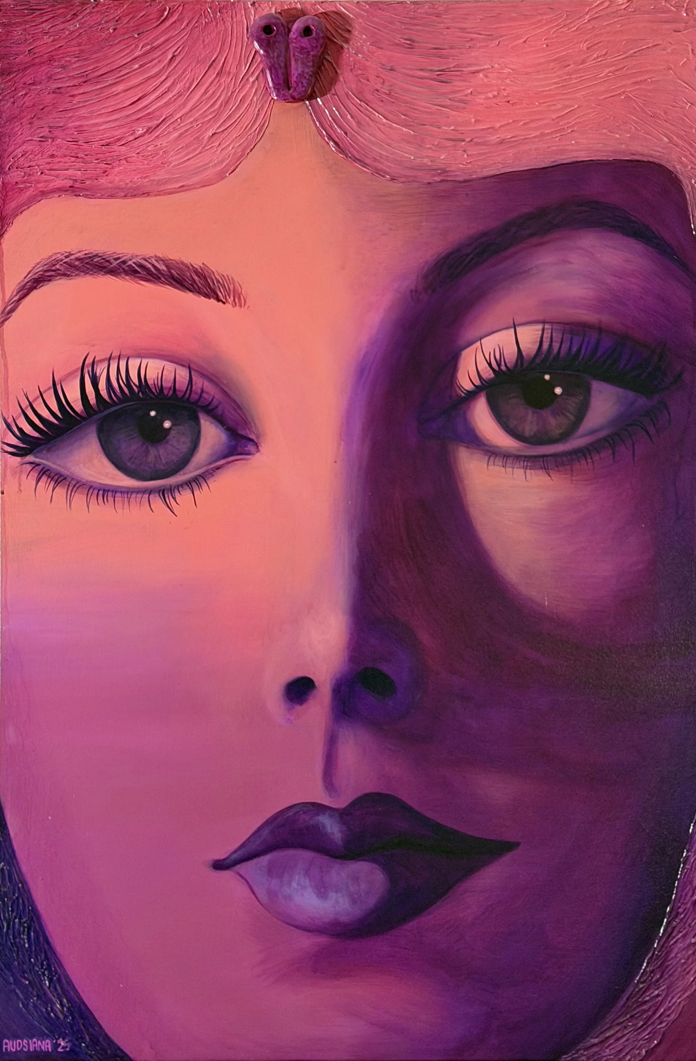 Stay In the Moment. Acrylic on canvas. 24 x 36 Inches