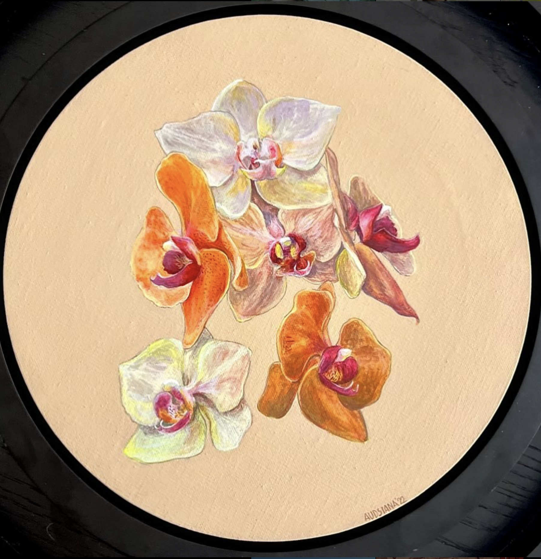 Orchids For My Grandparents
Acrylic on Canvas
18 Inches