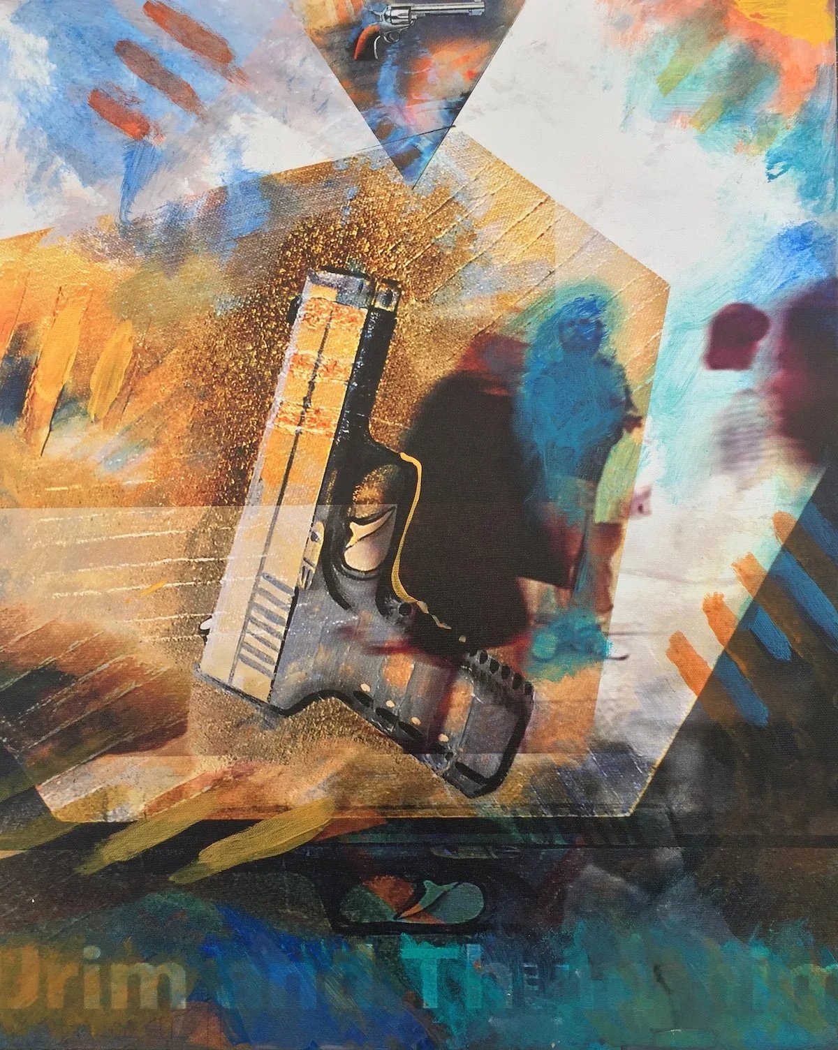 Urim & Tumim 5, Acrylic on canvas, 20 x 16 inches