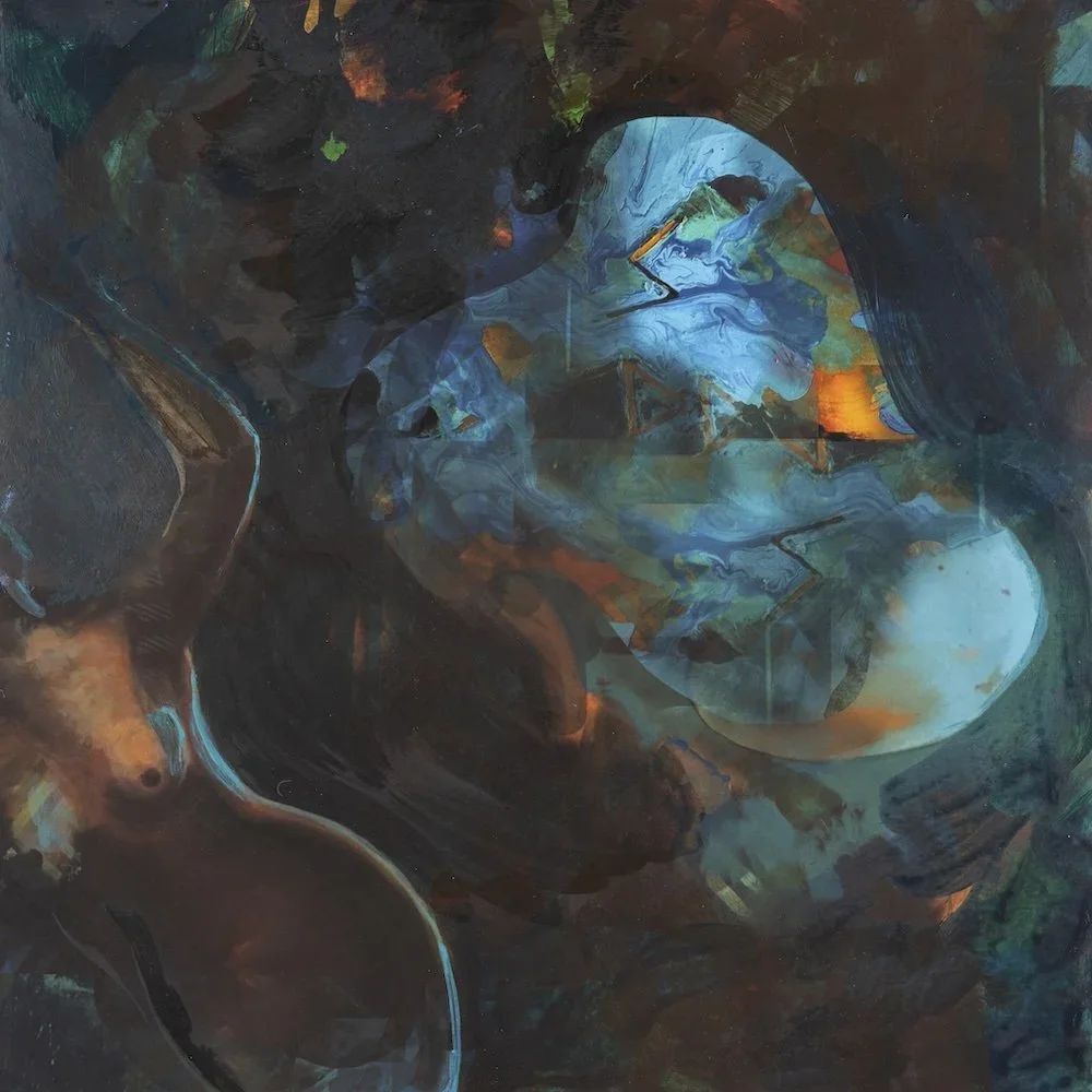 Holy Waters #3, Acrylic on canvas, 40 × 40 inches, 2024