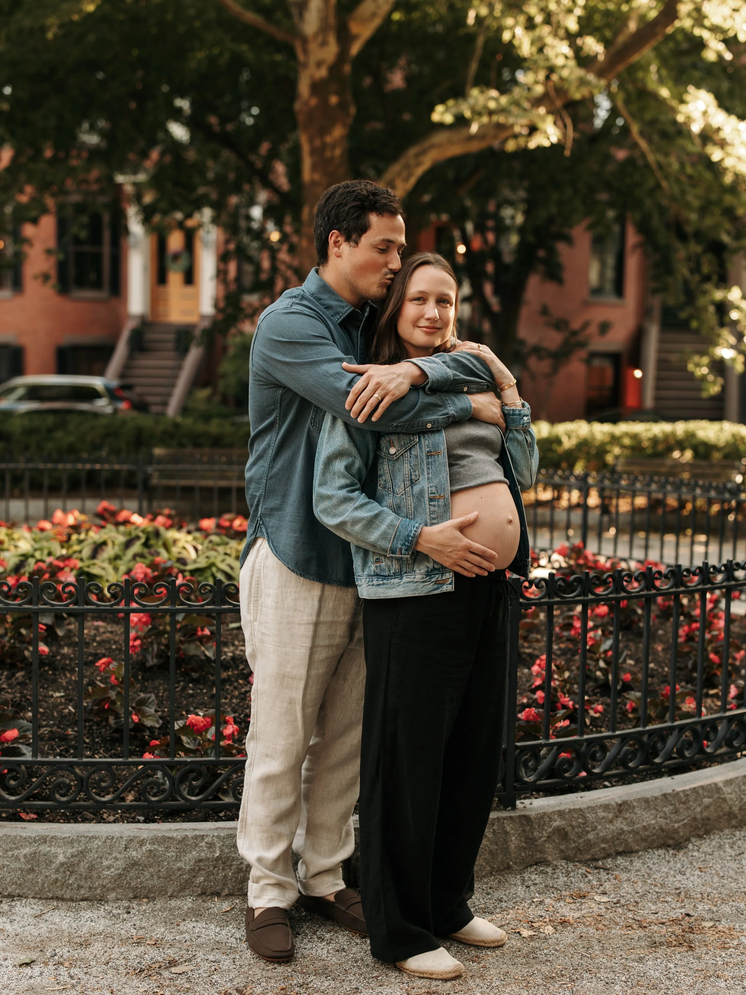 Waiting on baby Robinson ✨ Had the best time in the South End with Travis and Sarah.
