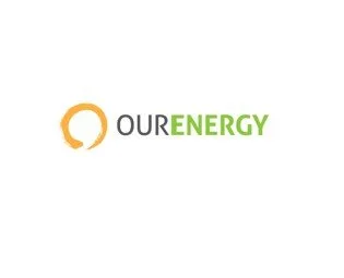 Logo with text 'Our Energy' and an orange circular icon.