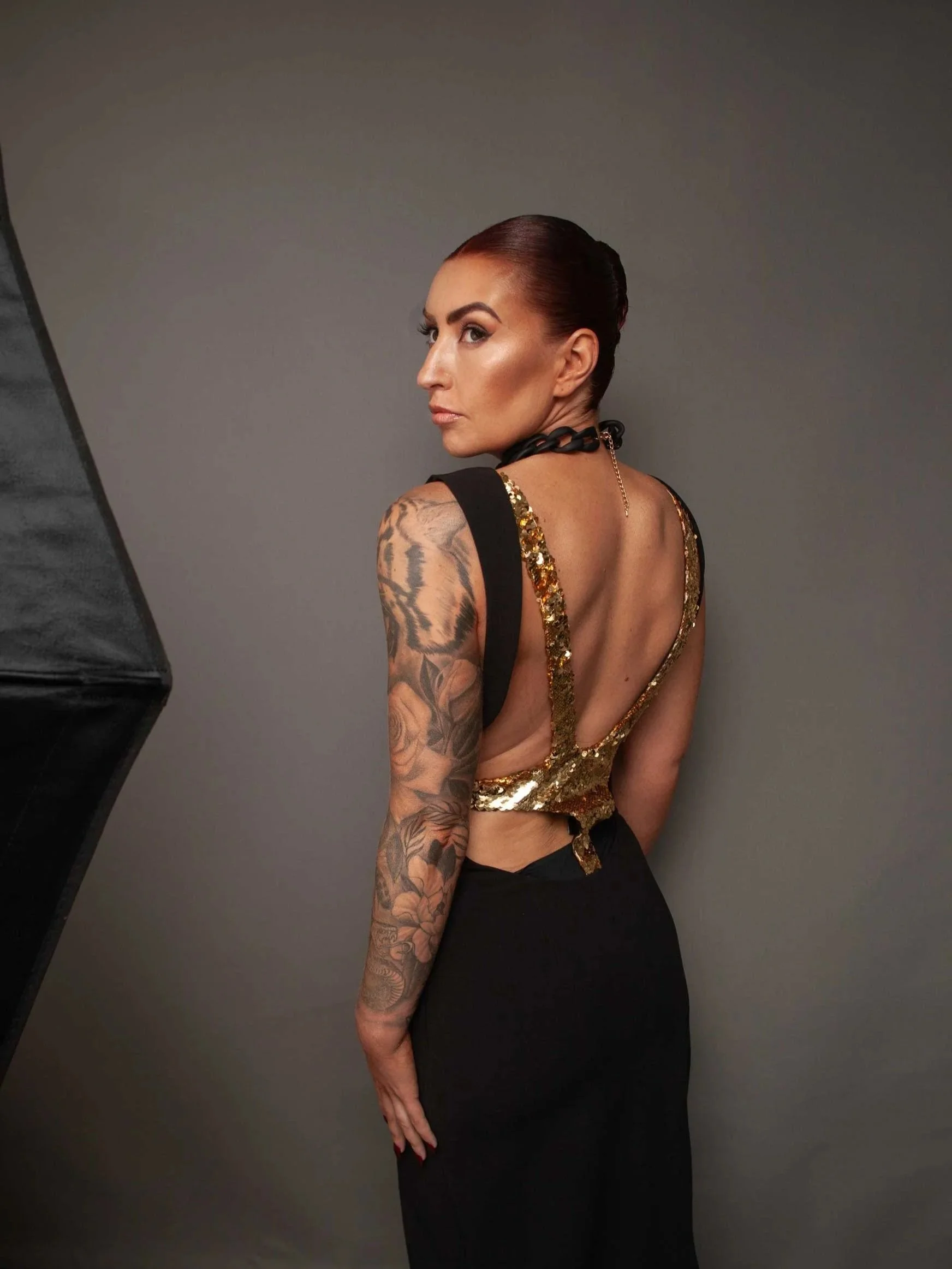 polished special occasion hair and makeup for gala or celebration in Seattle