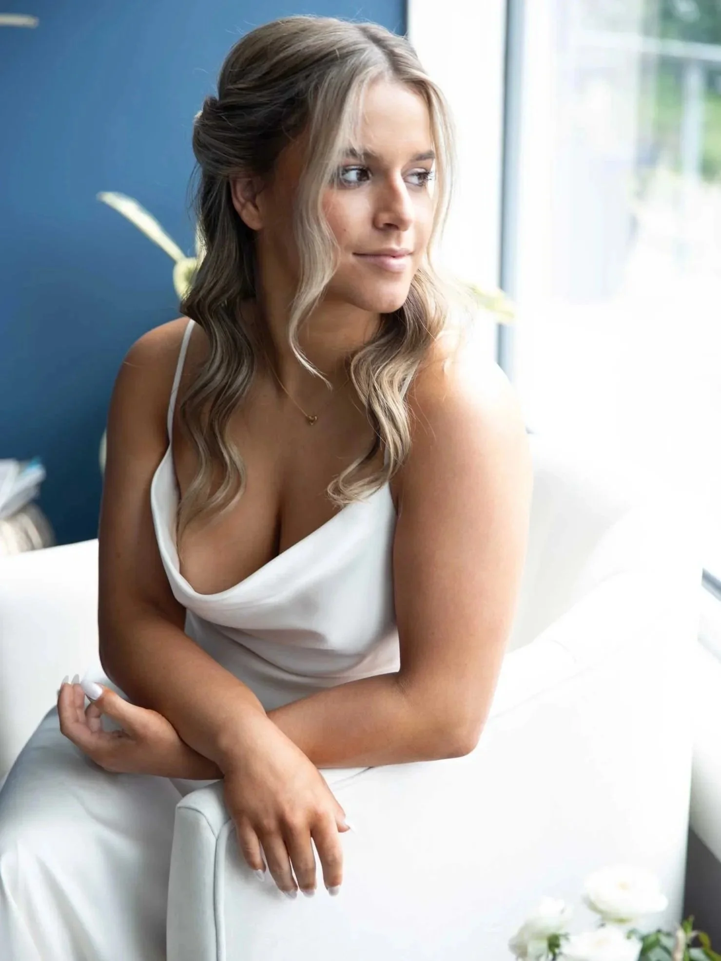 age-appropriate natural glam makeup with gentle styling for teen prom