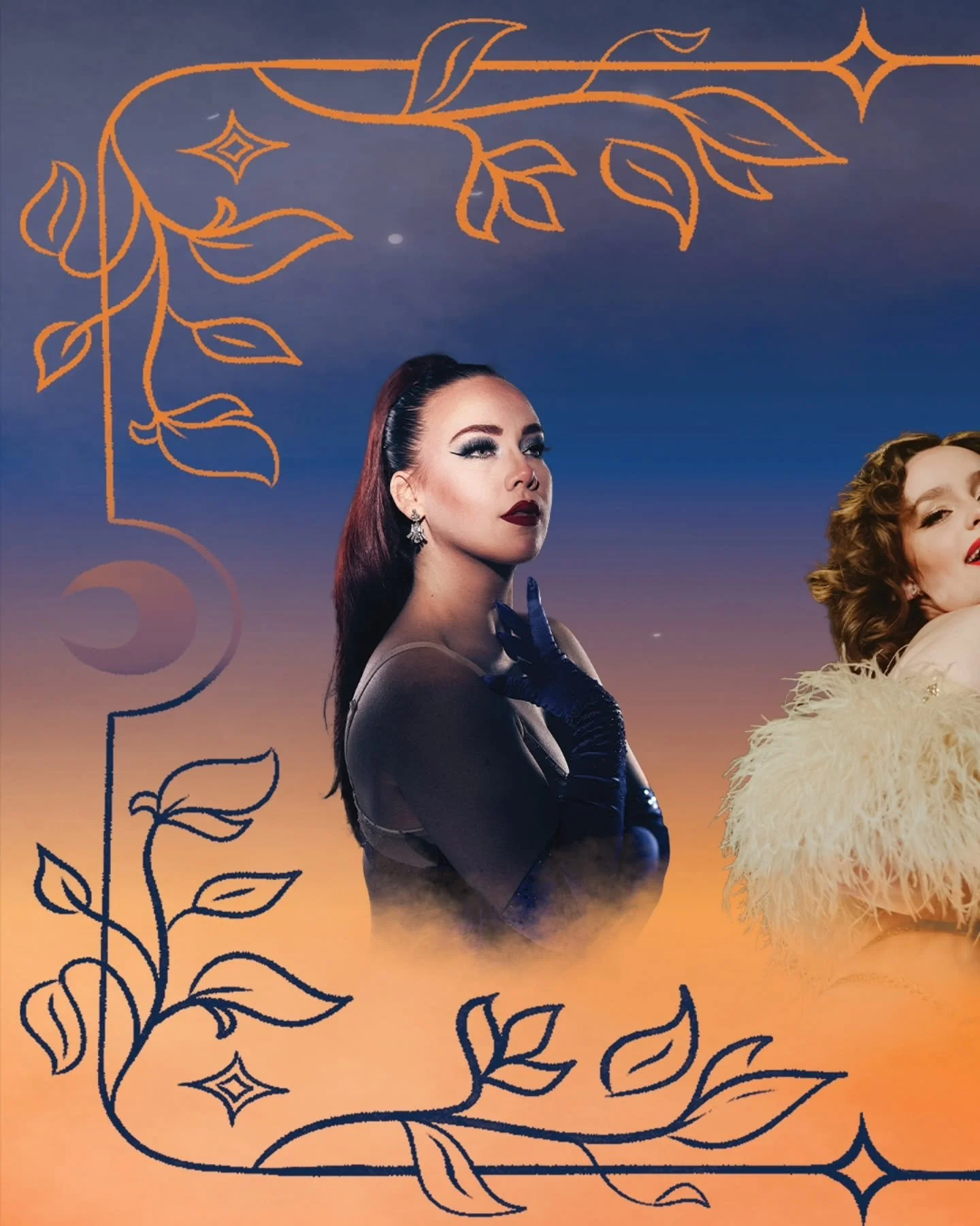 ✨A sultry burlesque show under the stars ✨
As twilight deepens and the veil of night falls, something begins to stir. Desire in the Night is an invitation into a world where fantasy takes center stage, and every glance, curve, and whisper is drippin