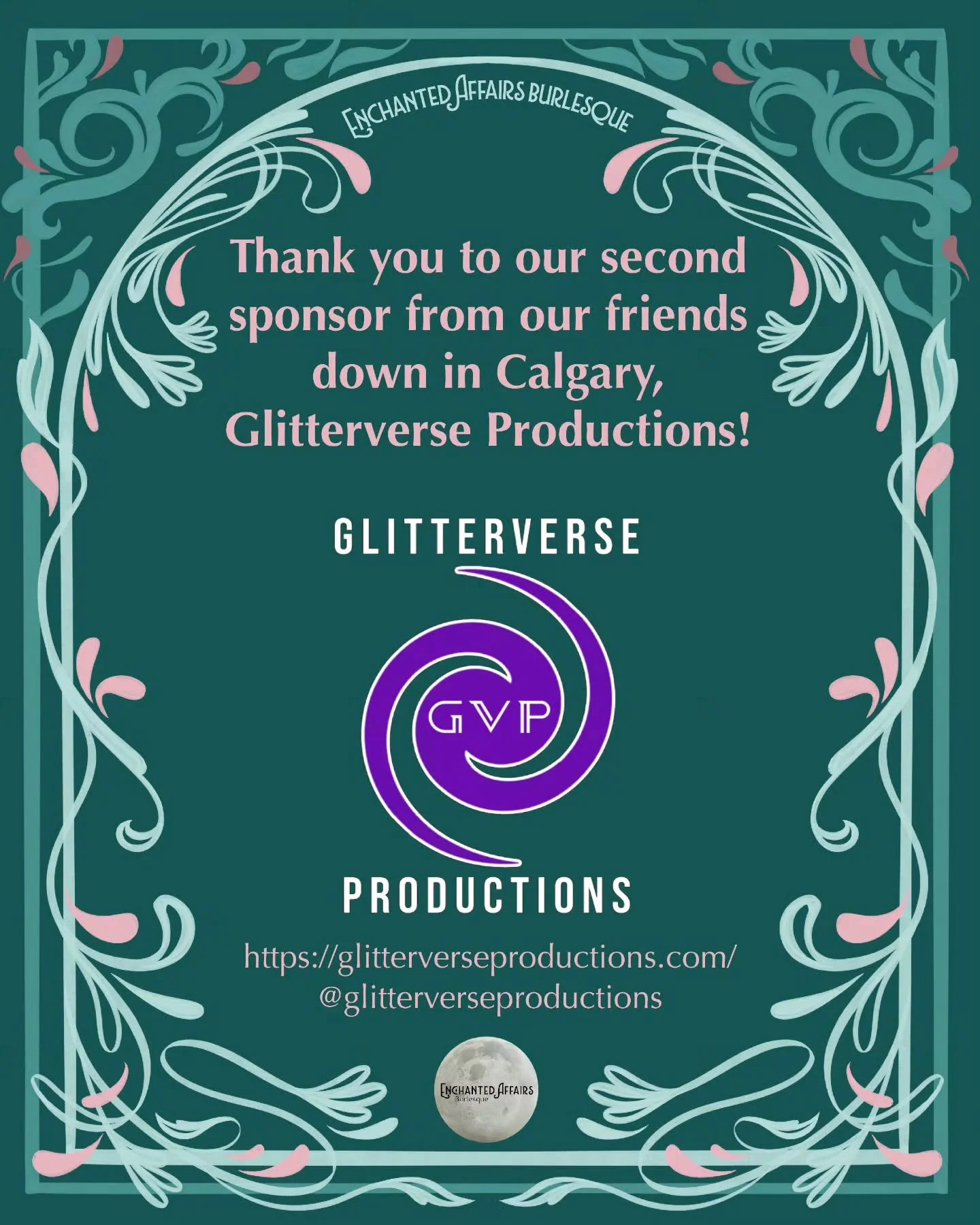 Thank you to our second sponsor!!

Not that long ago in a verse, relatively close...

Following our heroes dramatic escape from the clutches of the mundane, Kara Ka-Pow! and Baron von Boom formed Glitterverse Productions (GVP) in 2016 in an effort to