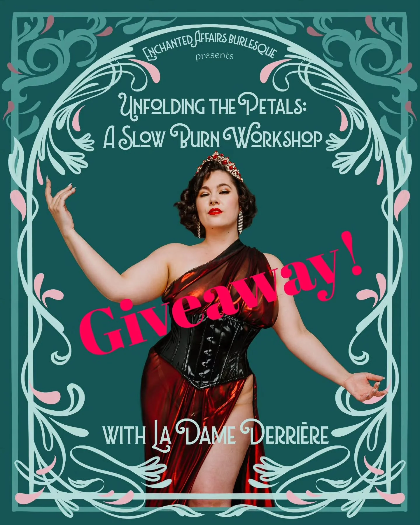 GIVEAWAY Alert!

Thank you to our sponsor @glitterverseproductions, a lucky winner will be given two tickets to attend our burlesque workshop, Unfolding the Petals with La Dame Derri&egrave;re!

To enter:
&bull; Like /share this post
&bull; Follow us