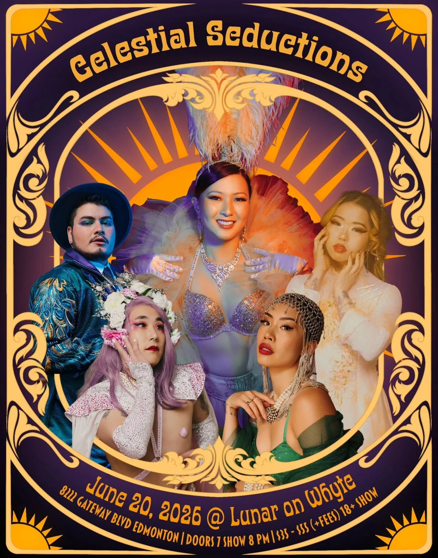 Step into a world of a phenomenal all Asian cast!

This special anniversary edition is a vibrant celebration of Asian artistry, culture, and expression, an evening of captivating burlesque, ambient enchantment, and magical encounters that awaken the 