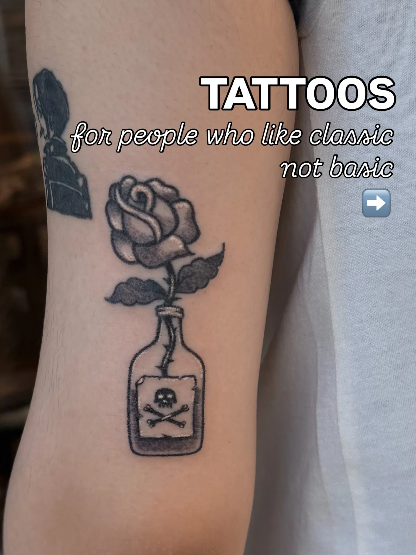 all of these are hand poked
slower process, more control, softer healing

I focus on placement, balance, and small details that actually make a tattoo last

vintage references, reworked to feel personal
not trendy, just done with intention

if one of