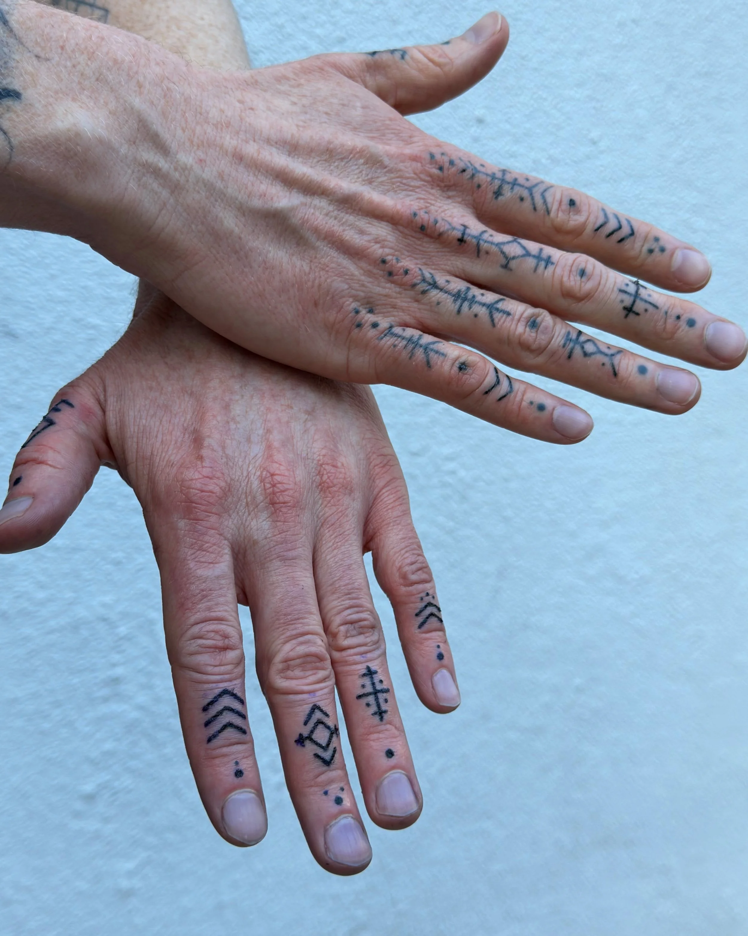 little by little, this project keeps growing ✨

added some finger ornaments for ryan&rsquo;s other hand &mdash;the right one we originally did back in october 2024 while i was in nyc, and now he made the trip to my homebase in LA to continue the set.