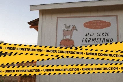 We&rsquo;re sprucing things up around the farmstand! ✨ While we work on a few improvements, our stock may be limited &mdash; but don&rsquo;t hesitate to message us with any questions or to see what&rsquo;s available. We appreciate your patience!
.
.
