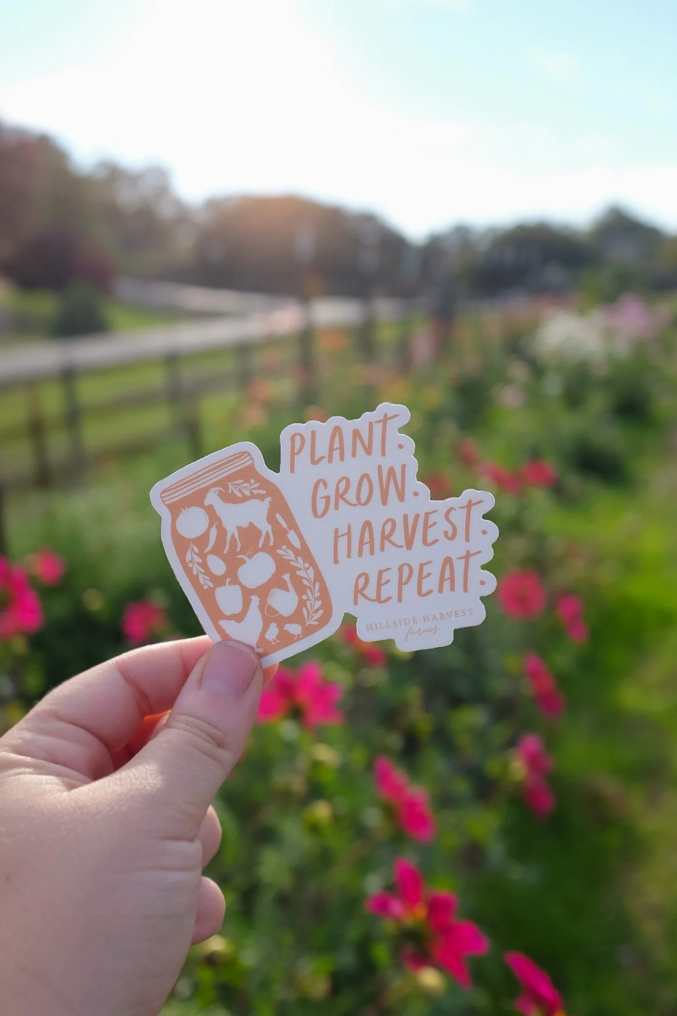 Sticker (Plant. Grow. Harvest. Repeat.)