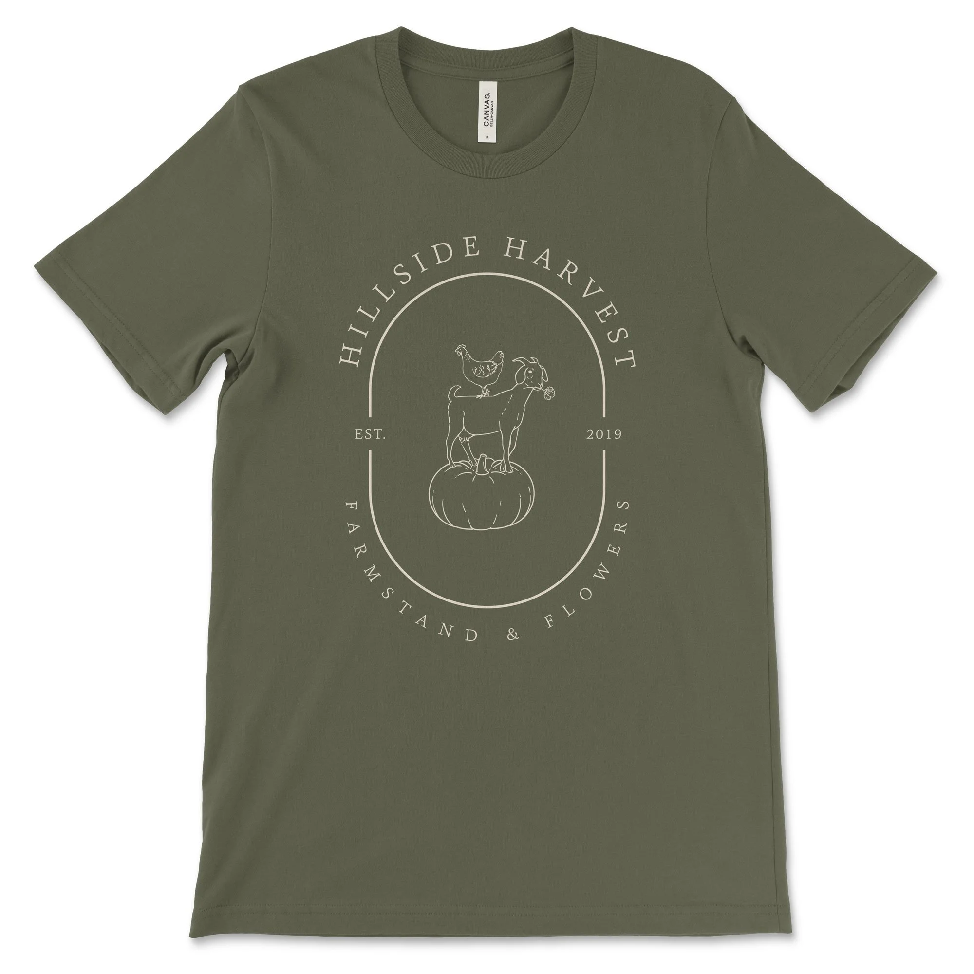 Hillside Harvest Unisex Tee/Green