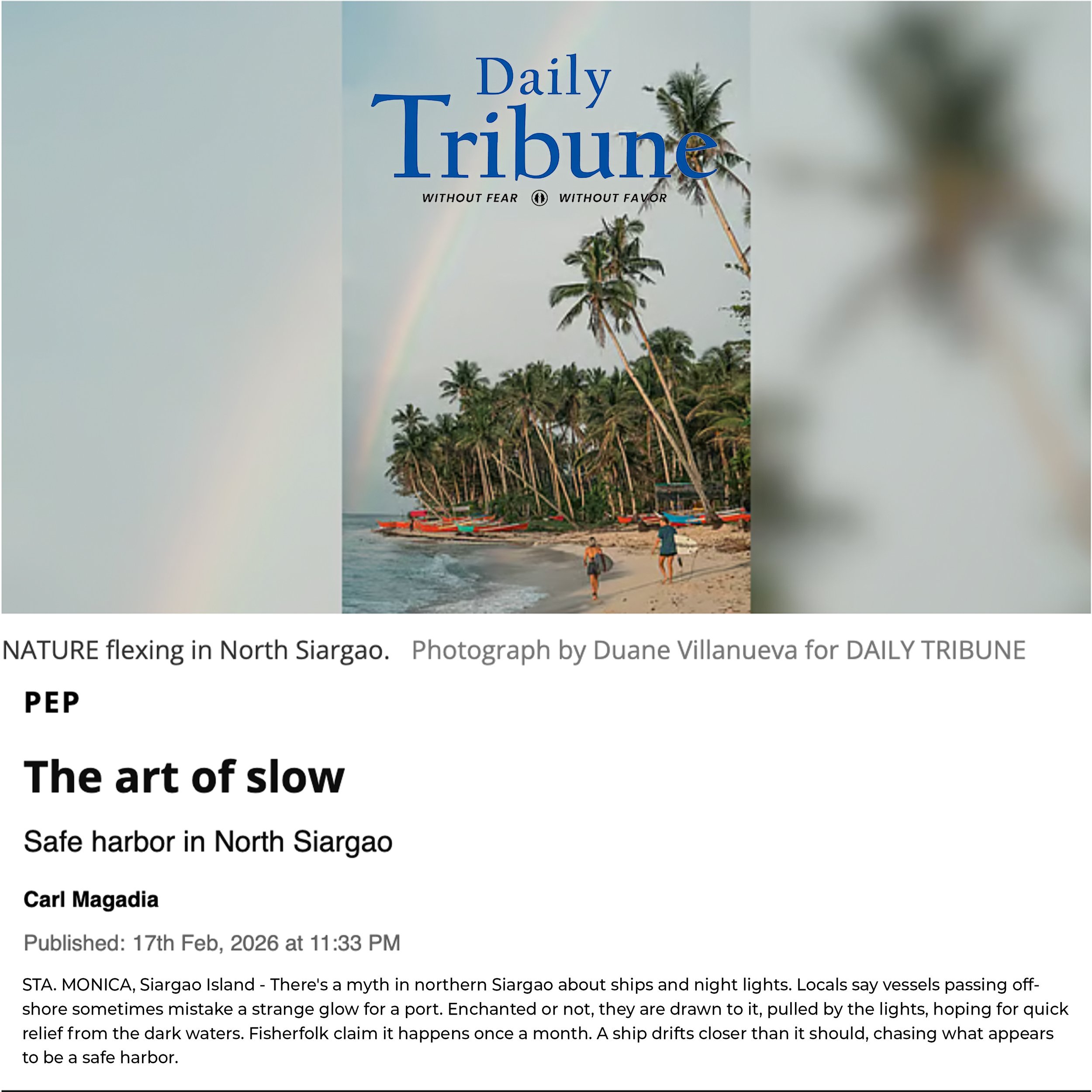 The Art of Slow: Ora Kafé — Featured in Daily Tribune