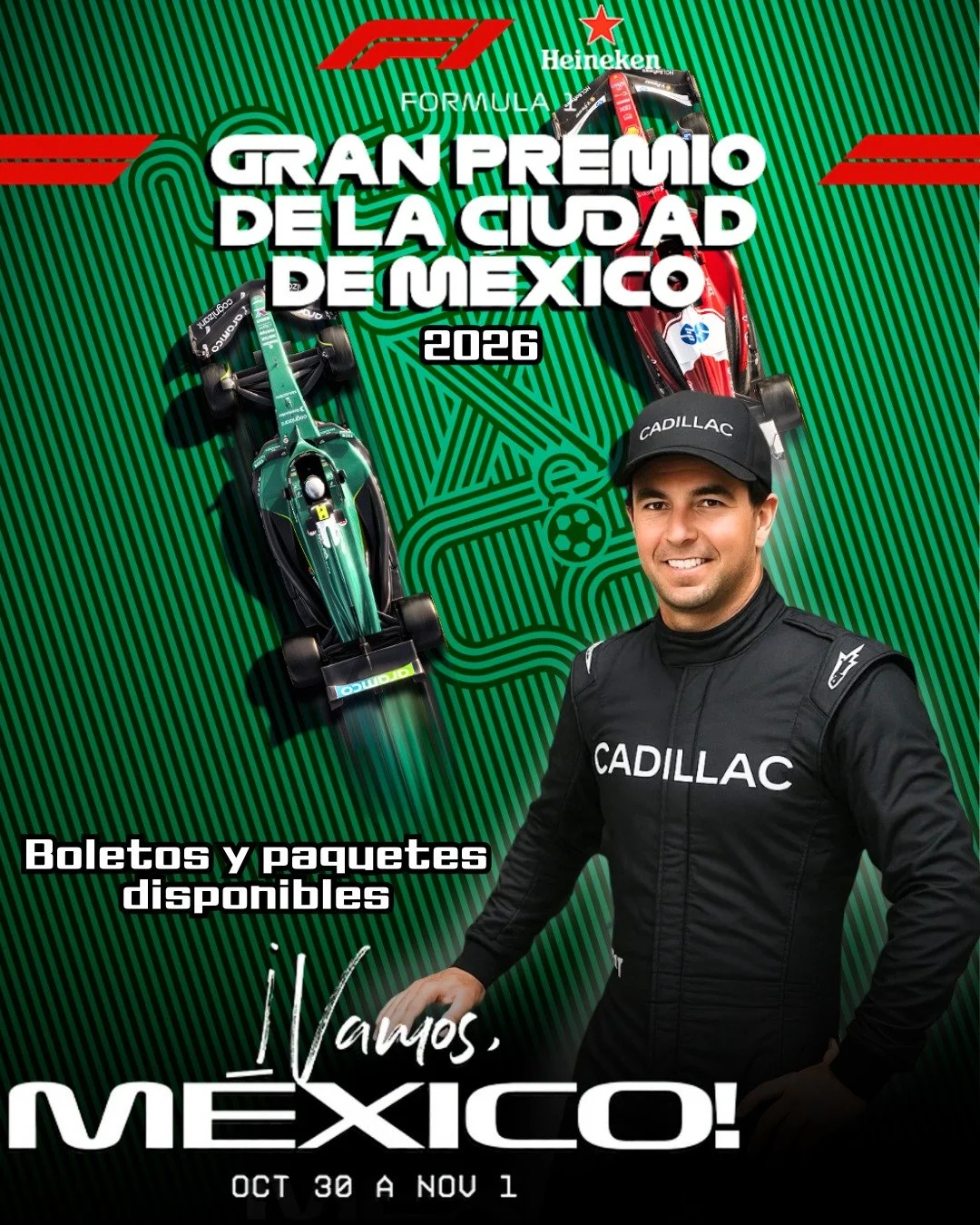 El Gran Premio de México regresa este 2026 a la capital.