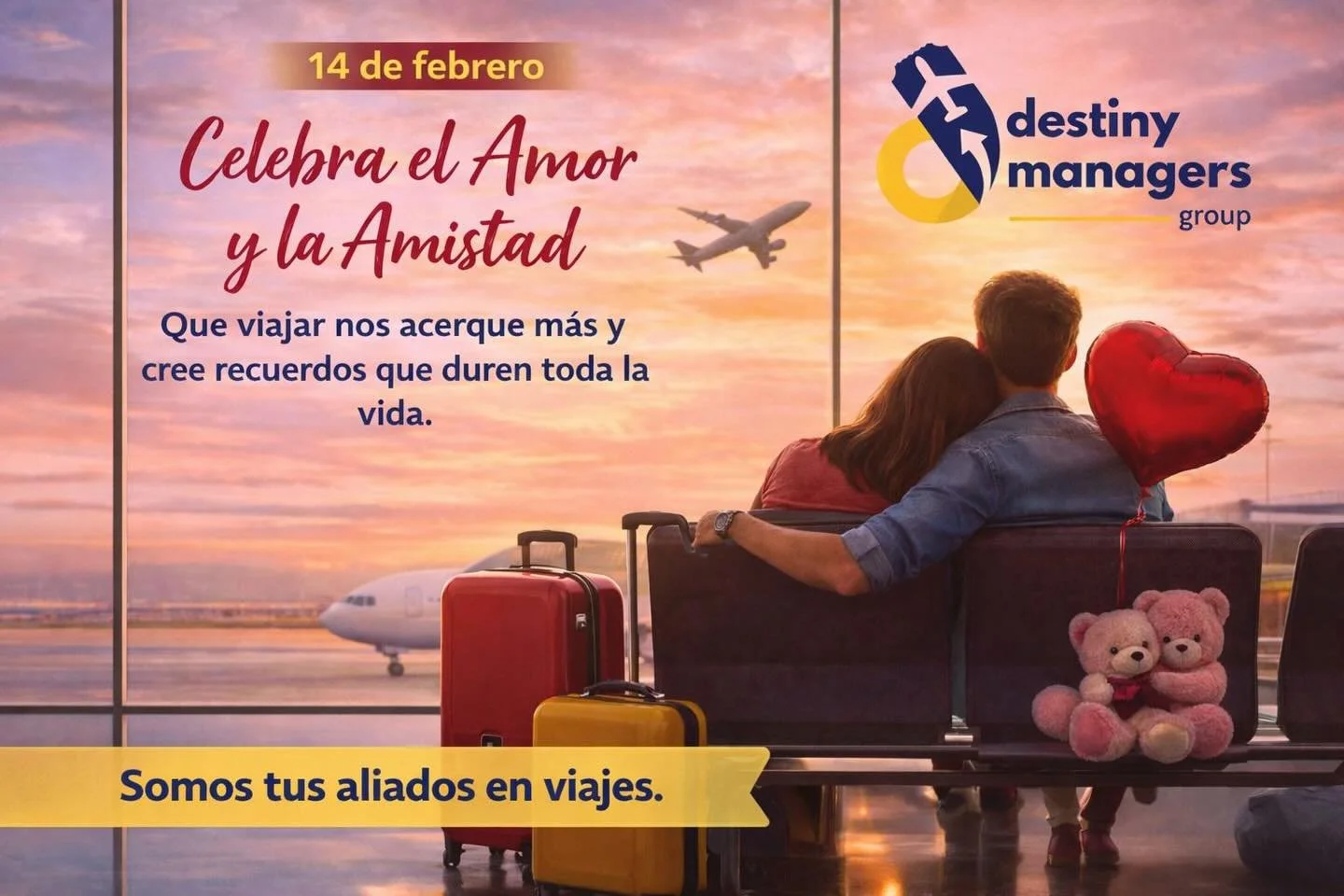 ✨💘 Este 14 de febrero celebremos el amor&hellip; y las alianzas que nos llevan m&aacute;s lejos. ✨🌎✈️

En el mundo de los viajes, sabemos que cada itinerario es mucho m&aacute;s que un destino: es una historia que comienza con confianza 🤝💼 y term