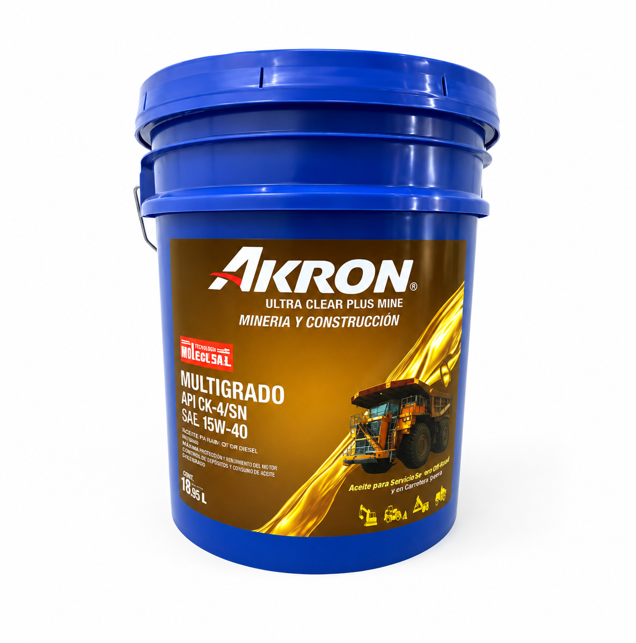CUBETA 15W40 DIESEL AKRON 19L