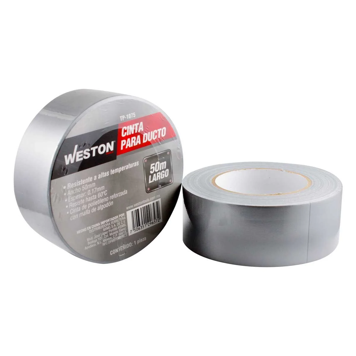 CINTA PARA DUCTO 50mm X 50M (PRECIO X PIEZA)