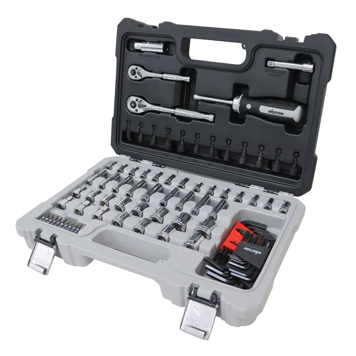 JGO. D/93 HERRAMIENTAS CUADRO 1/4" Y 3/8" FRACC. Y METRIC. P/MECANICO