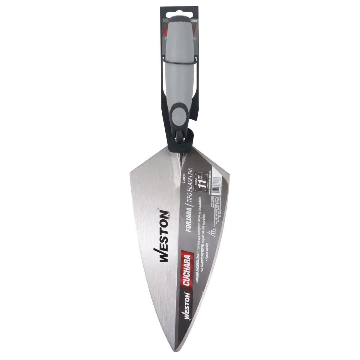 CUCHARA FORJADA TIPO FILADELFIA 11" MANGO TPR