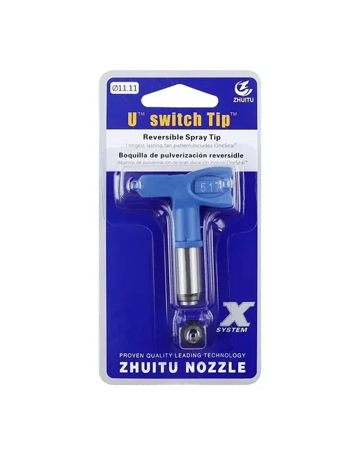 PUNTA DE BOQUILLA REVERSIBLE PARA PULVERIZADOR DE PINTURA SIN AIRE
