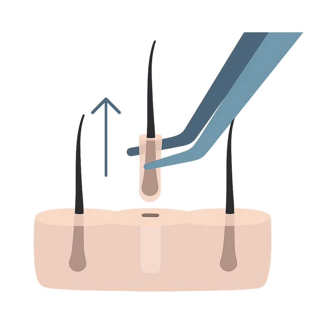 A Scientific microscope with a beige base, black and blue components, and a large light blue inclined arm.