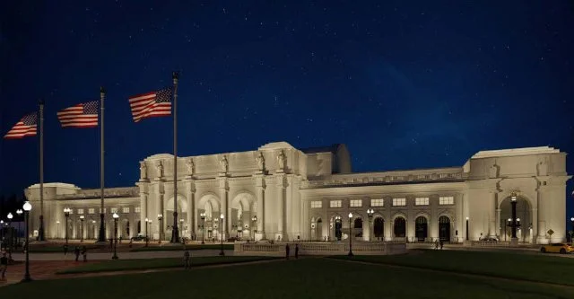 (Photo: Second lighting proposal for Union Station)
