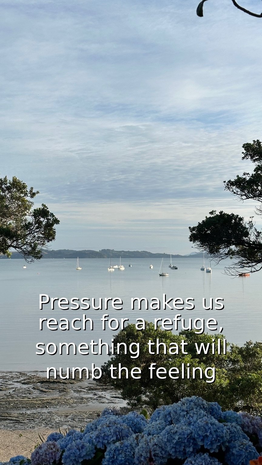 When Pressure Makes You Reach for the Wrong Refuge