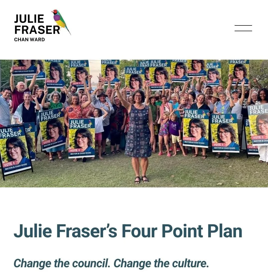 Change the council. Change the culture.  I’m working for a council that’s open, accountable, and connected to our community.
My Four Point Plan is built around People, Planet, Prosperity, and Governance because local government is where