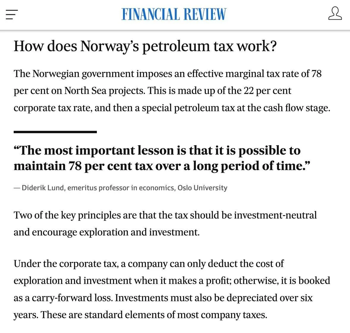 Australian's deserve to be paid properly for our resources.  We can be like Norway and tax resources corporations properly and use that revenue to invest in a clean energy future. 

Norway&rsquo;s public wealth fund is now worth over $3 trillion. It 