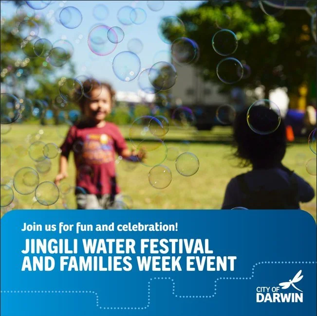 See you tomorrow at the Jingili Water Festival -  @cityofdarwin and Chan Ward Councillors :) Bring your family, this will be lots of fun. 

🐟 Don&rsquo;t miss a special appearance from Boof the Barra!
🕘 9:00 am &ndash; 12:00 pm
📍 Jingili Water Gar
