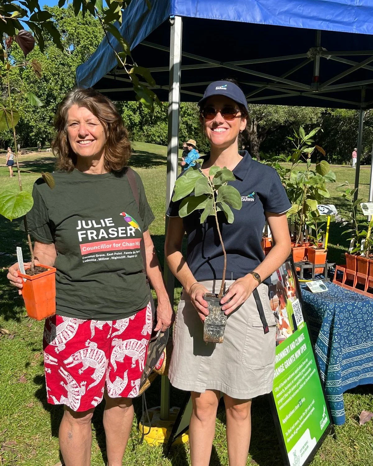 We had an amazing morning at the Water Festival in Jingili Water Gardens.  Big congratulations to the City of Darwin, our wonderful community, and all the Councillors who came along. Big shout to Animal Management Team, the Plant giveaway team, the f