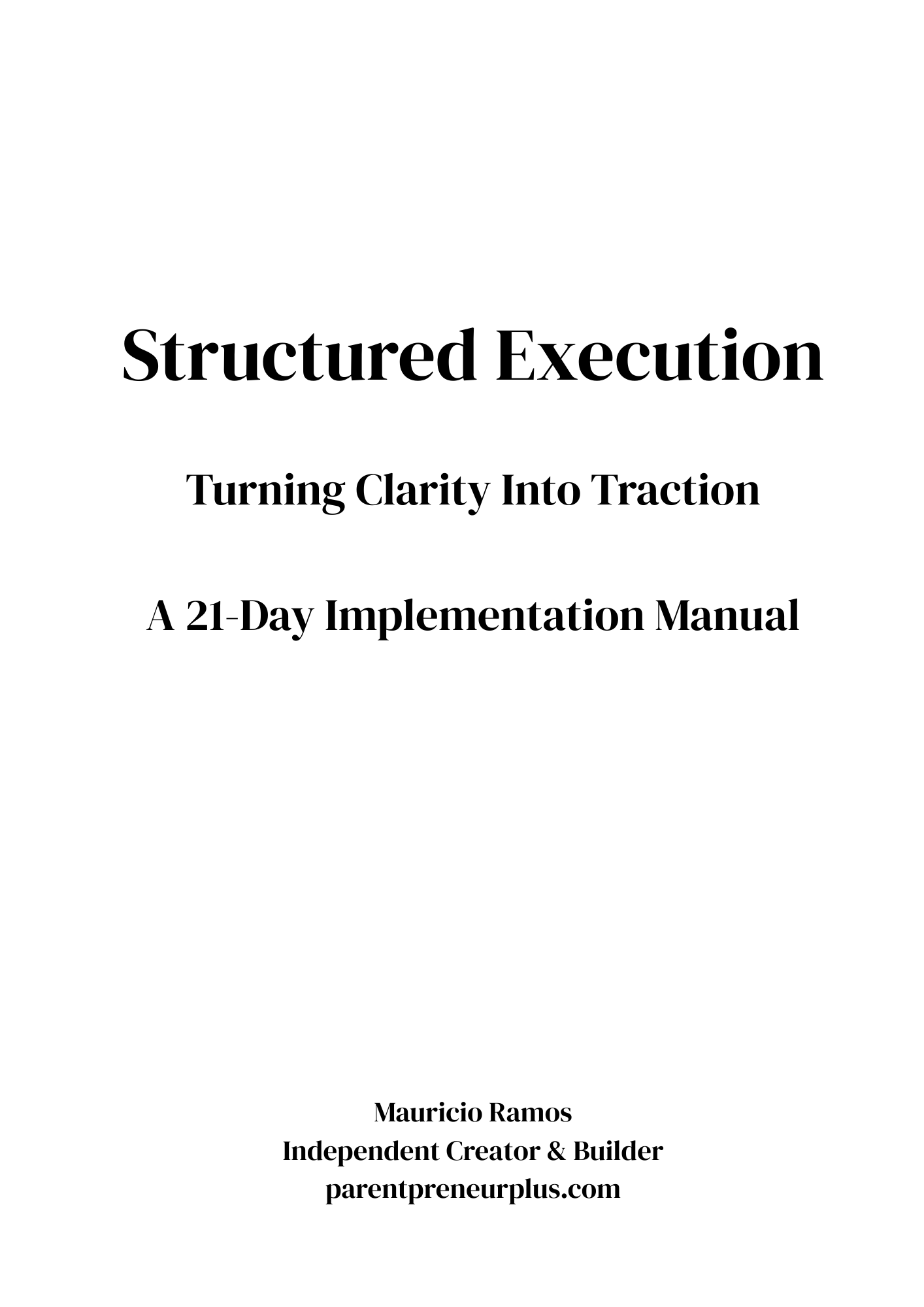 Structured Execution