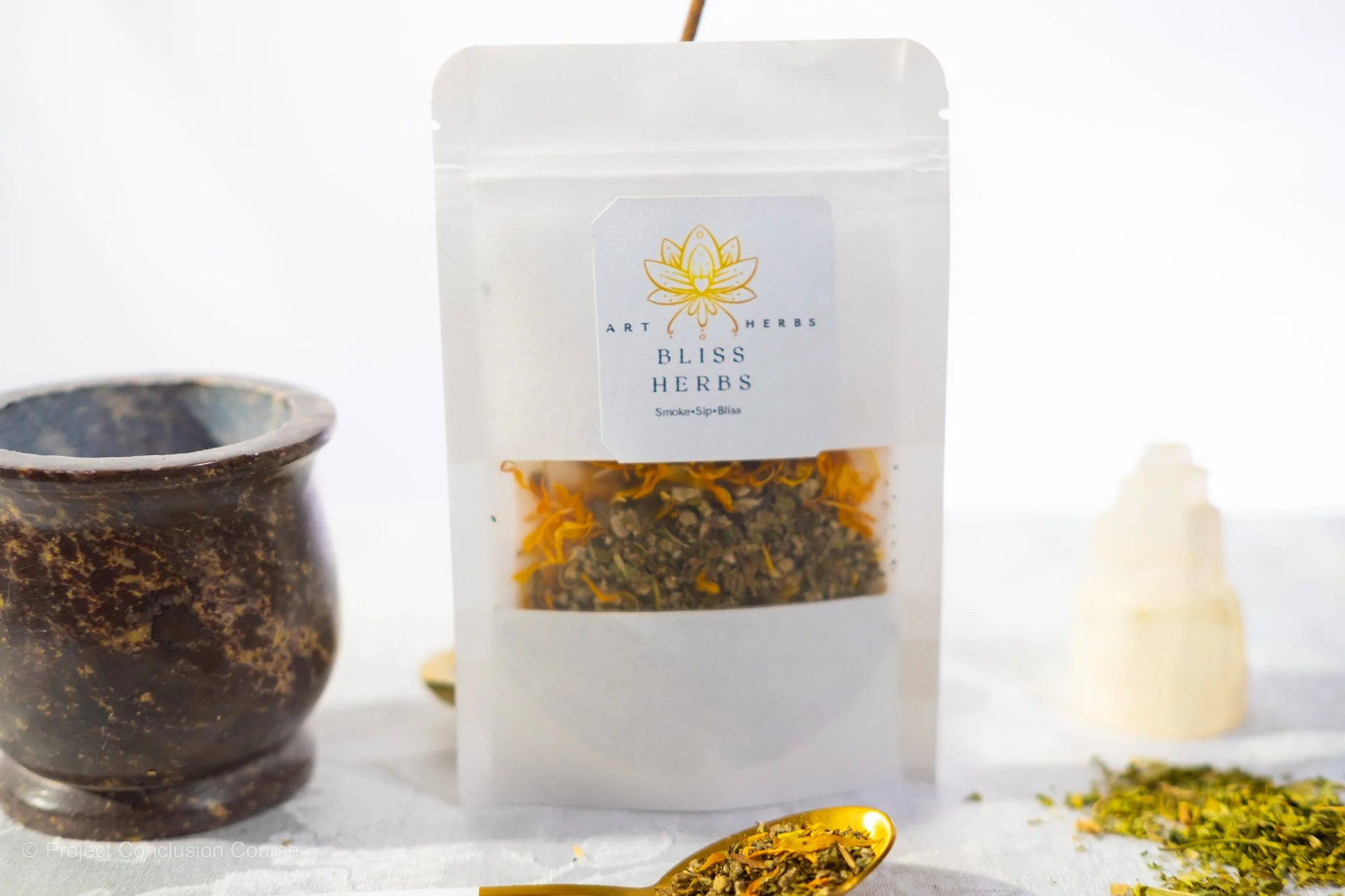 Blissed Herbs:  Brain Boost – Organic Herbal Tea Blend Clarity