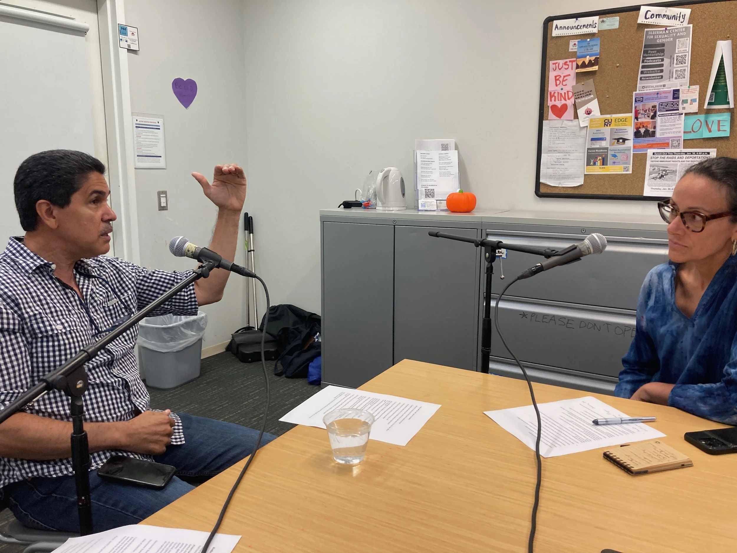 Interview for Audio AR project Radical Atmospheres Puerto Rican Activists at CENTRO archives