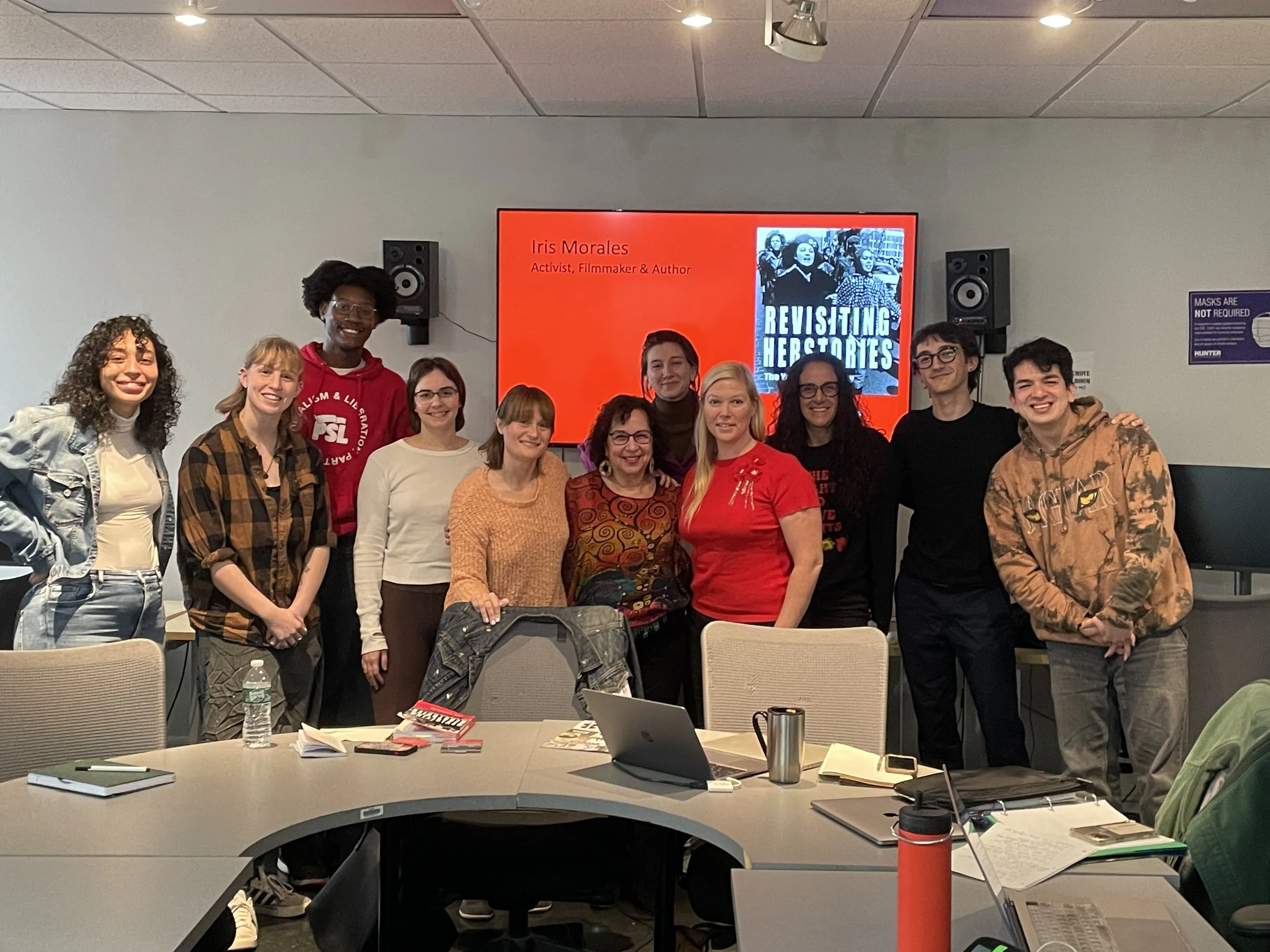 Creators of Radical Atmospheres with former Young Lord Iris Morales IMA MFA integrated Media Arts Hunter College