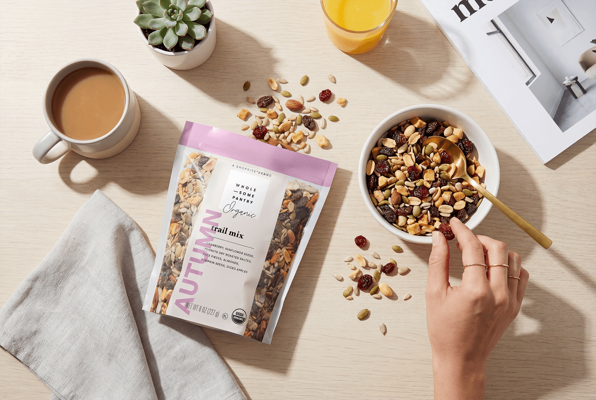 Wholesome Pantry Shop Rite Private Label Packaging Design Trail Mix Auros Design Anna Ison