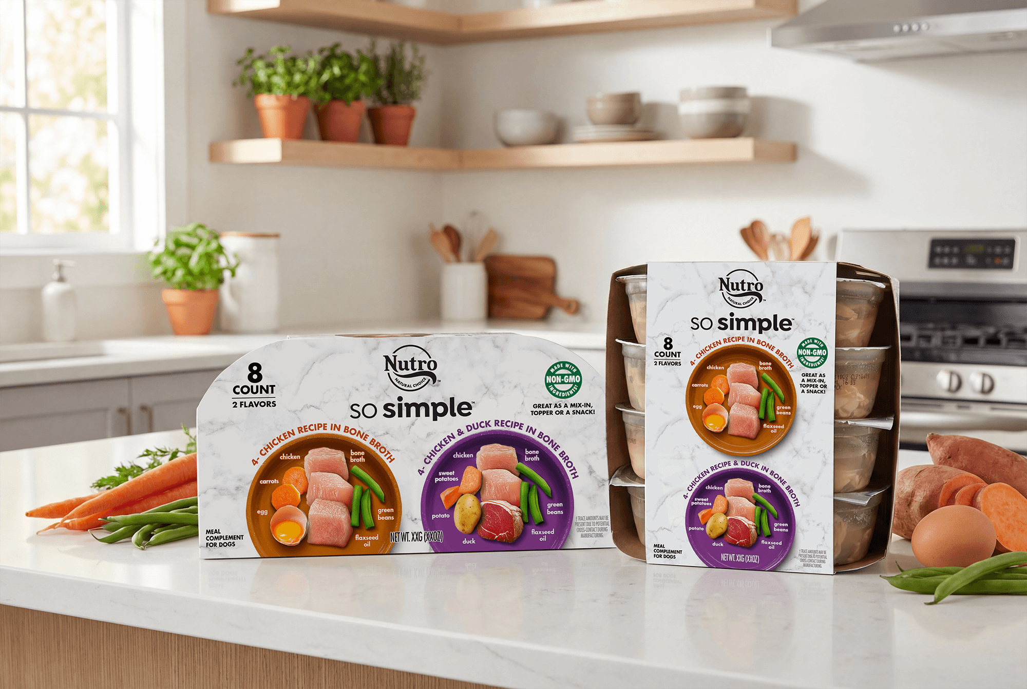 Nutro So Simple Packaging Design Innovation Dog Food Chicken and Duck Broth