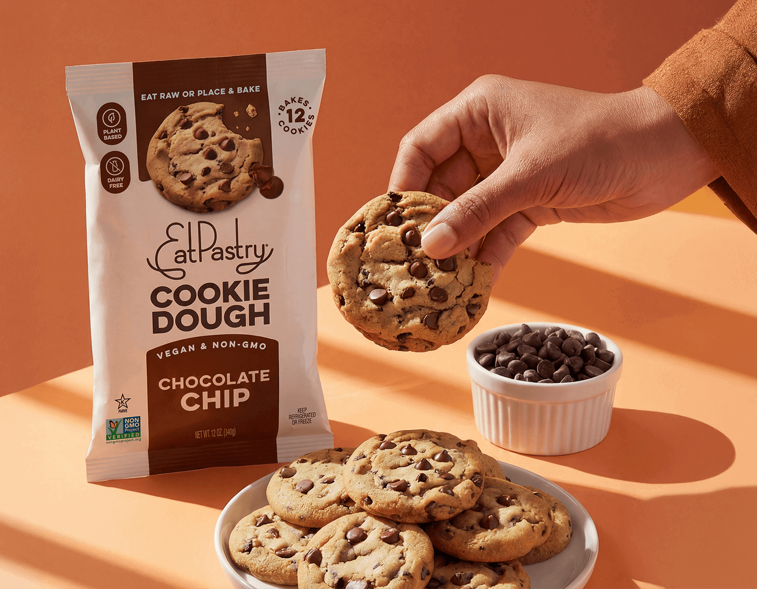 EatPastry Chocolate Chip Cookie Dough Packaging Design Anna Ison Auros Design