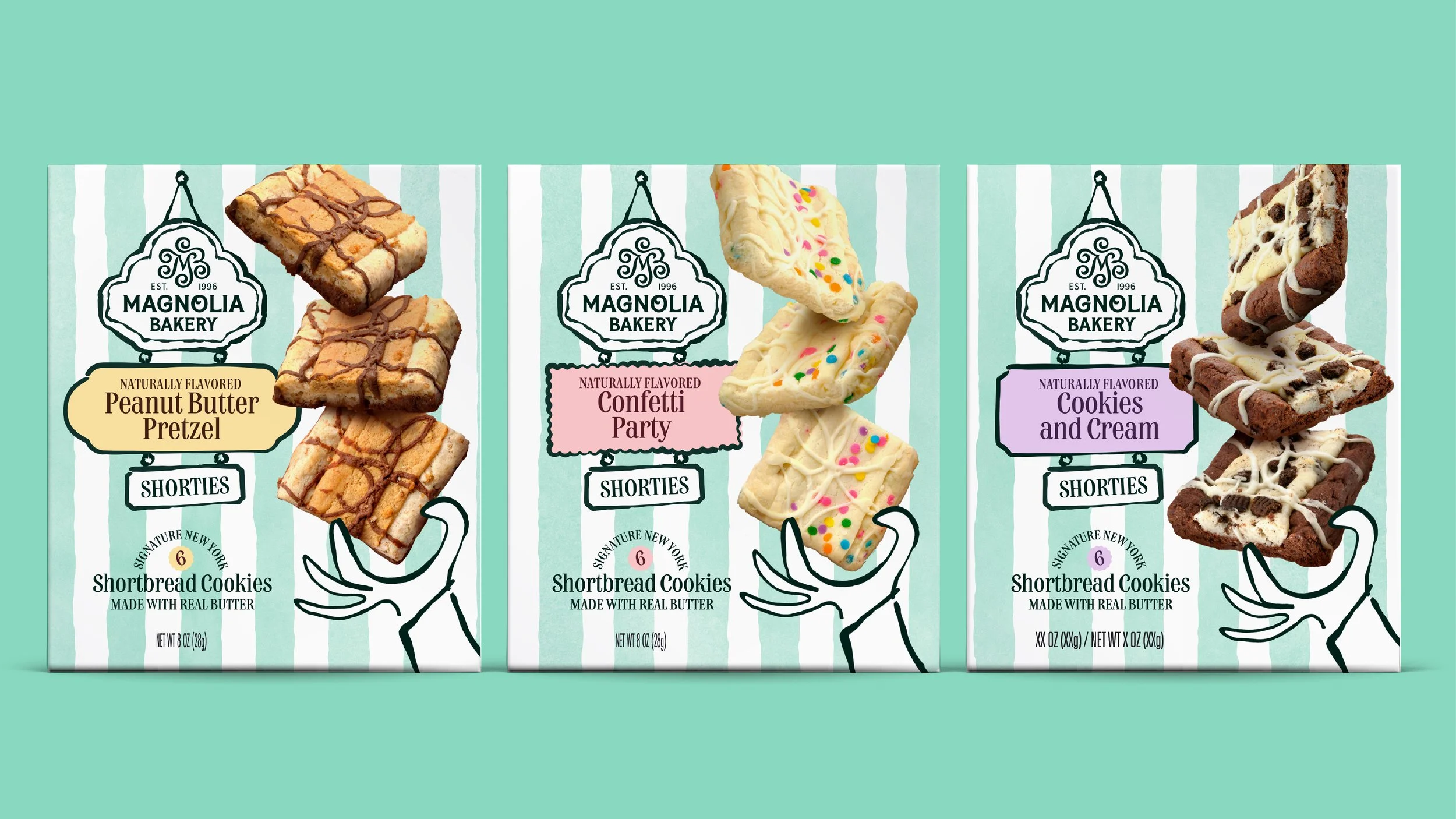Magnolia Bakery Shorties Cookies Packaging Design Anna Ison