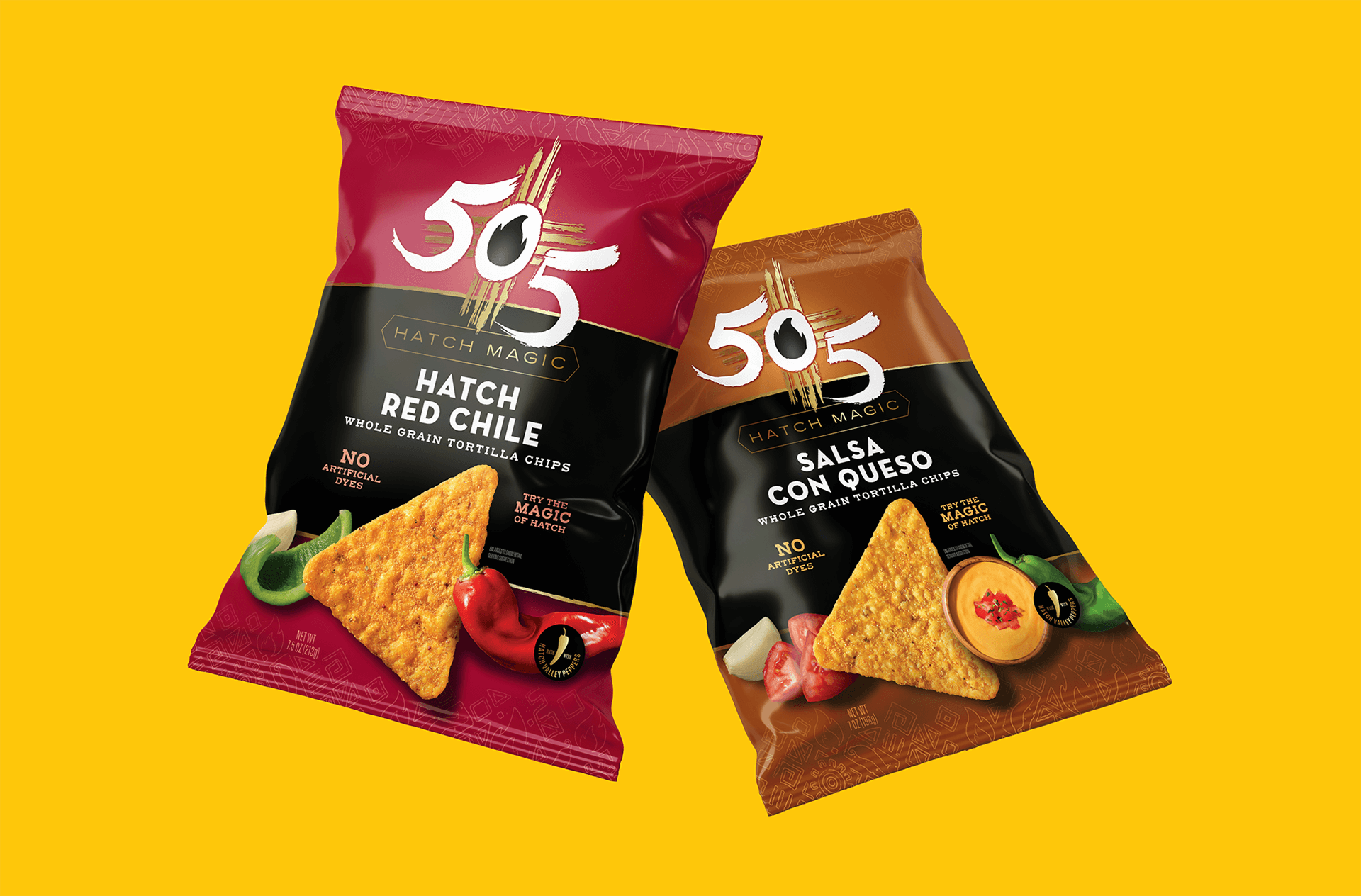 Insignia 505 Hatch Magic Packaging Refresh - Red Chile x Con Queso Product Visual