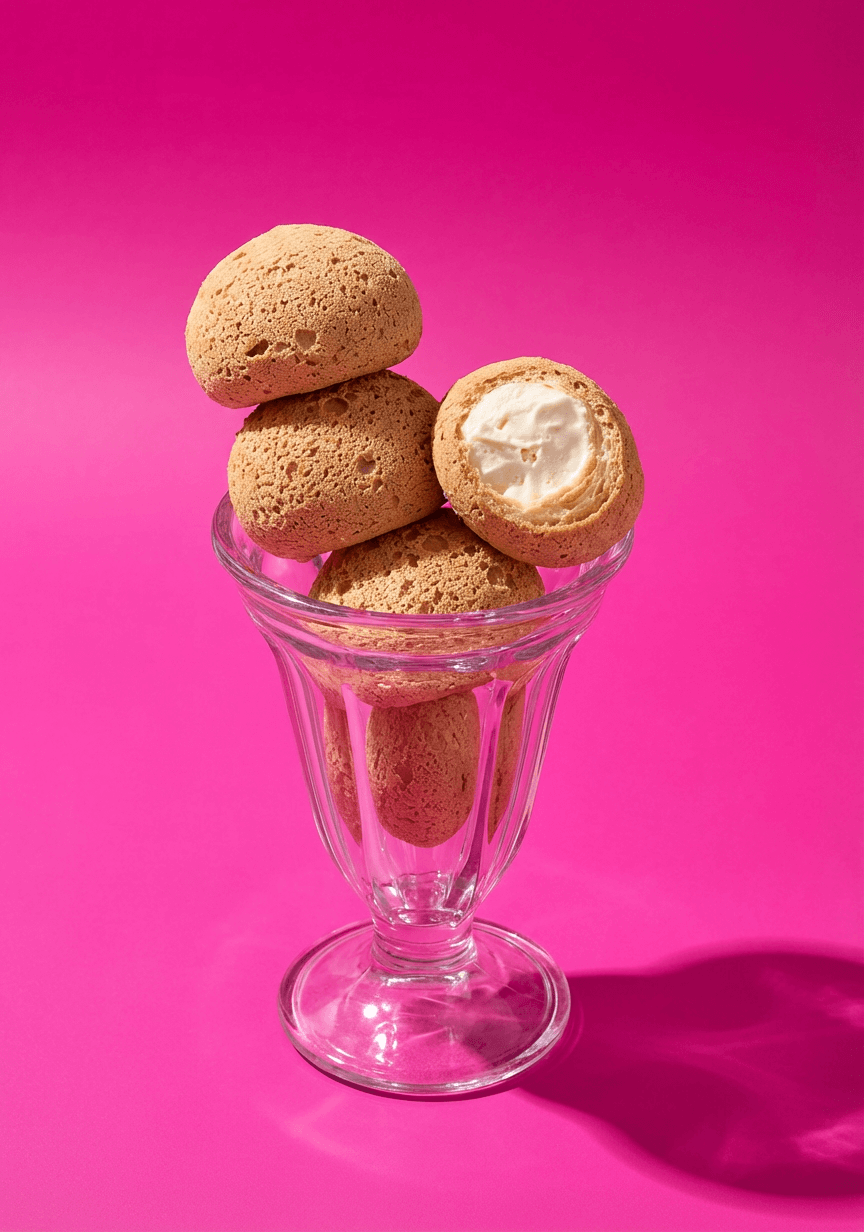 Ligao Okoon Chew-O! Baked Mochi Ice cream Packaging Brand Design Auros Design Anna Ison Parfait Cup